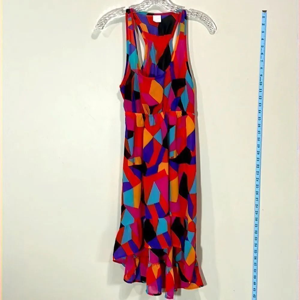 Awesome Geometric Abstract Sleeveless Dress By Xhileration. Size Medium.